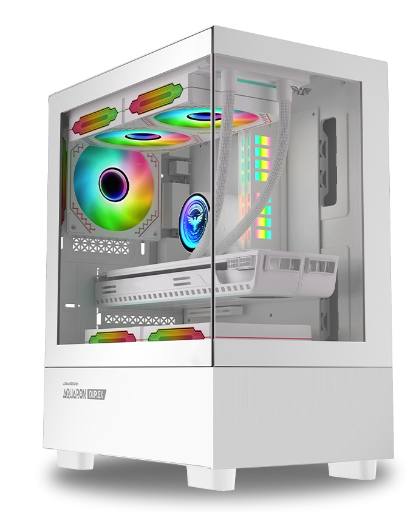 [28912] Armaggeddon Gaming Case M-ATX AQUARON Duplex White (310mm VGA)