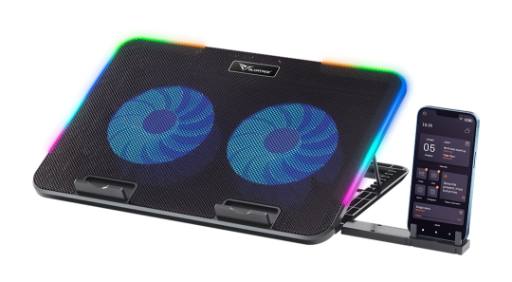 [28896] Alcatroz Laptop Cooler Vendaval G2 RGB Black