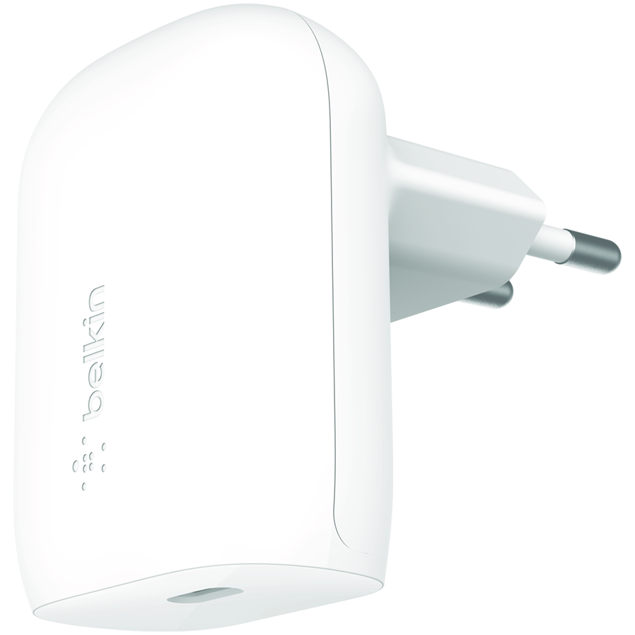 BELKIN 30w USB-C PD PPS Wall Charger, White