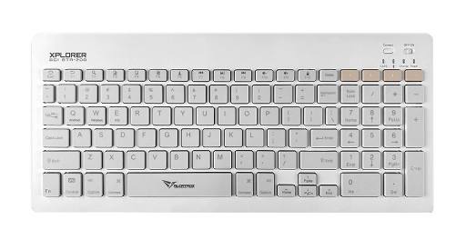 Alcatroz XPLORER GO! BTR 200 Wireless Mini Keyboard 2.4G+BT Mist White