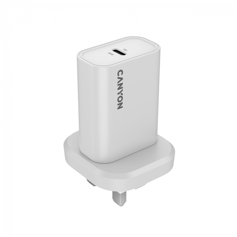 CANYON charger OnCharge 30CL Max Power 30W 1xPD UK White