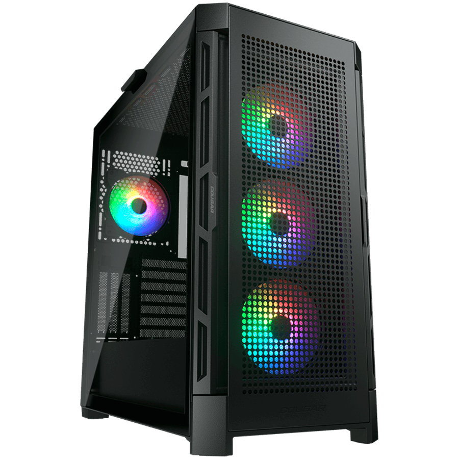 Cougar AIRFACE PRO RGB PC Case - Mid Tower, Black