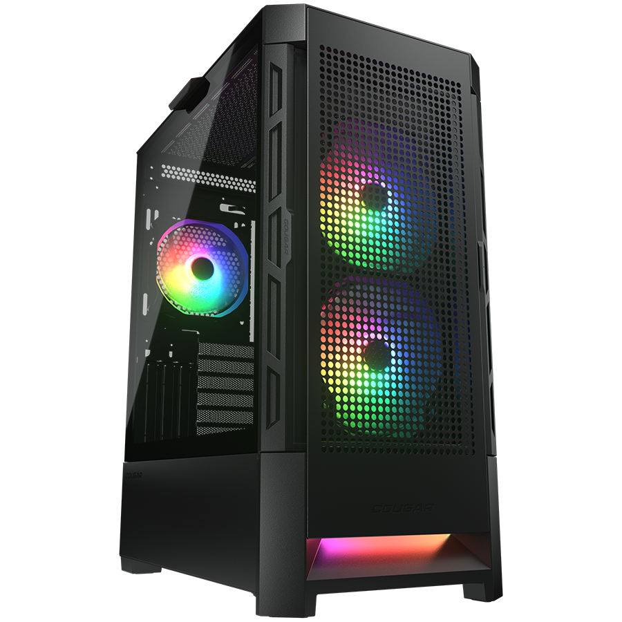 Cougar AIRFACE RGB PC Case - Mid Tower, Black