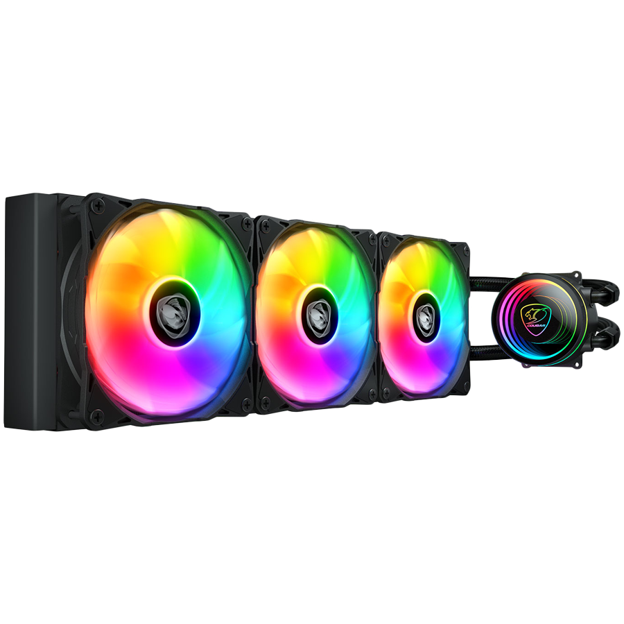[CGR-PSDELRGB-B-360] Cougar POSEIDON ELITE ARGB 360 Black AiO Liquid Watercooling
