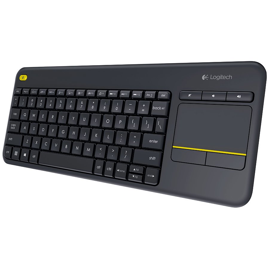 [920-007143] LOGITECH K400 Plus Wireless Touch Keyboard - BLACK - UK
