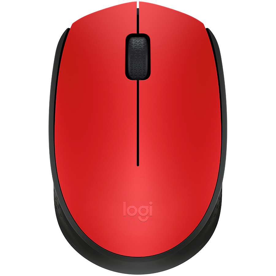 [910-004641] Logitech M171 Wireless Mouse - Red