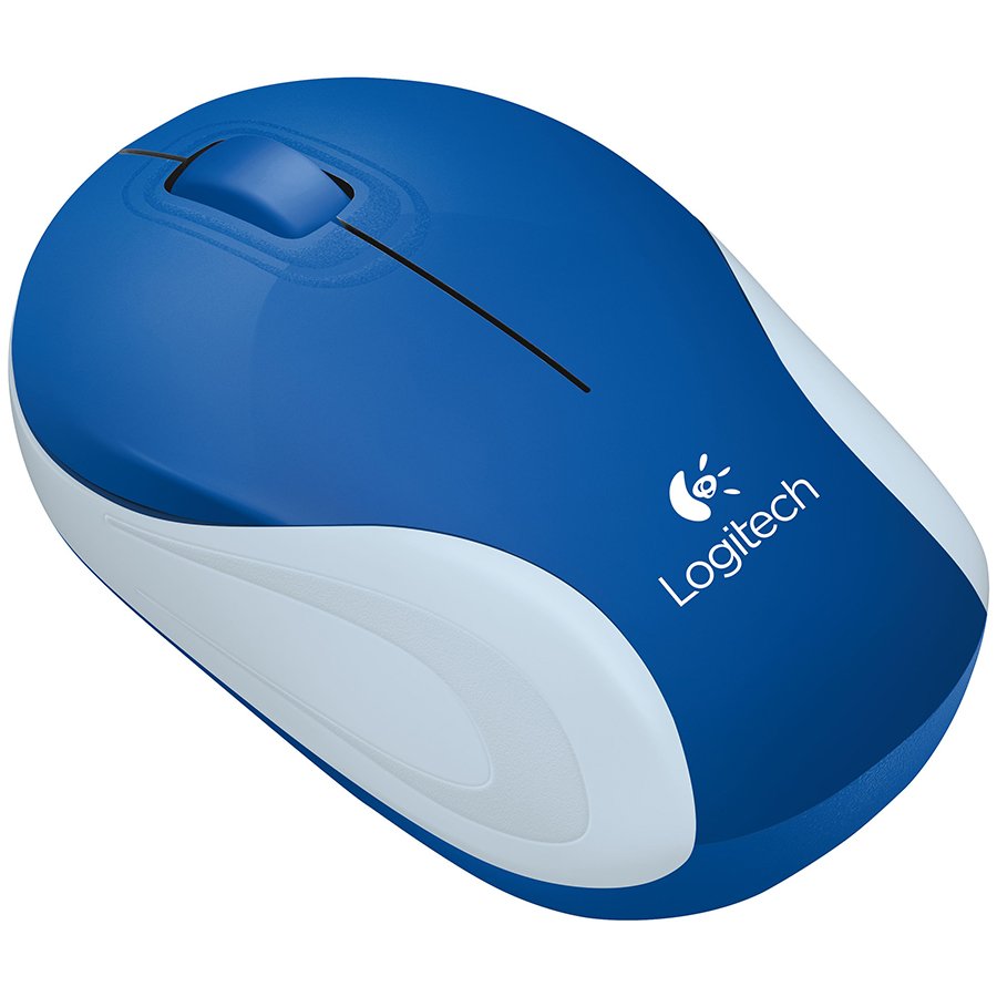 [910-002733] Logitech M187 Wireless Mini Mouse - Blue