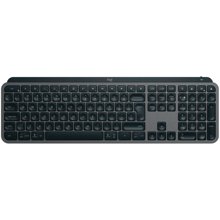 [920-010755] Logitech MX Mechanical Bluetooth Illuminated Keyboard - Graphite - Nordic - Clicky