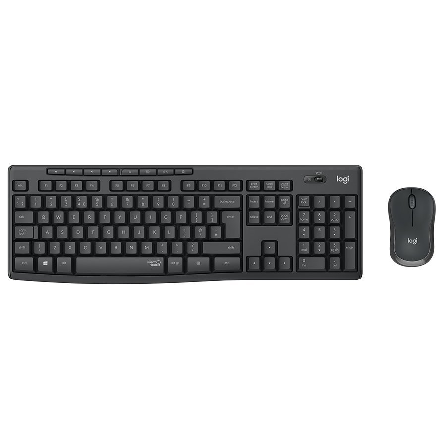 [920-009809] Logitech MK295 Silent Wireless Combo - Graphite - Hrv-slv-srb