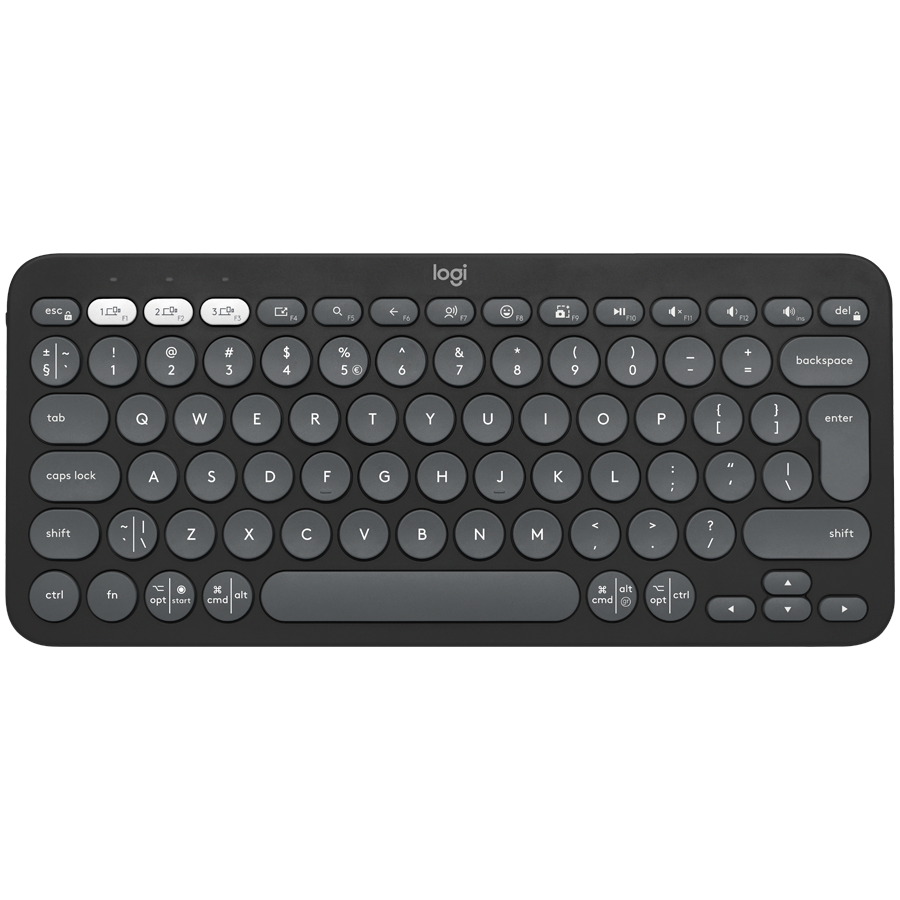 [920-011879] Logitech K380S Bluetooth Keyboard - Tonal Graphite - Nordic