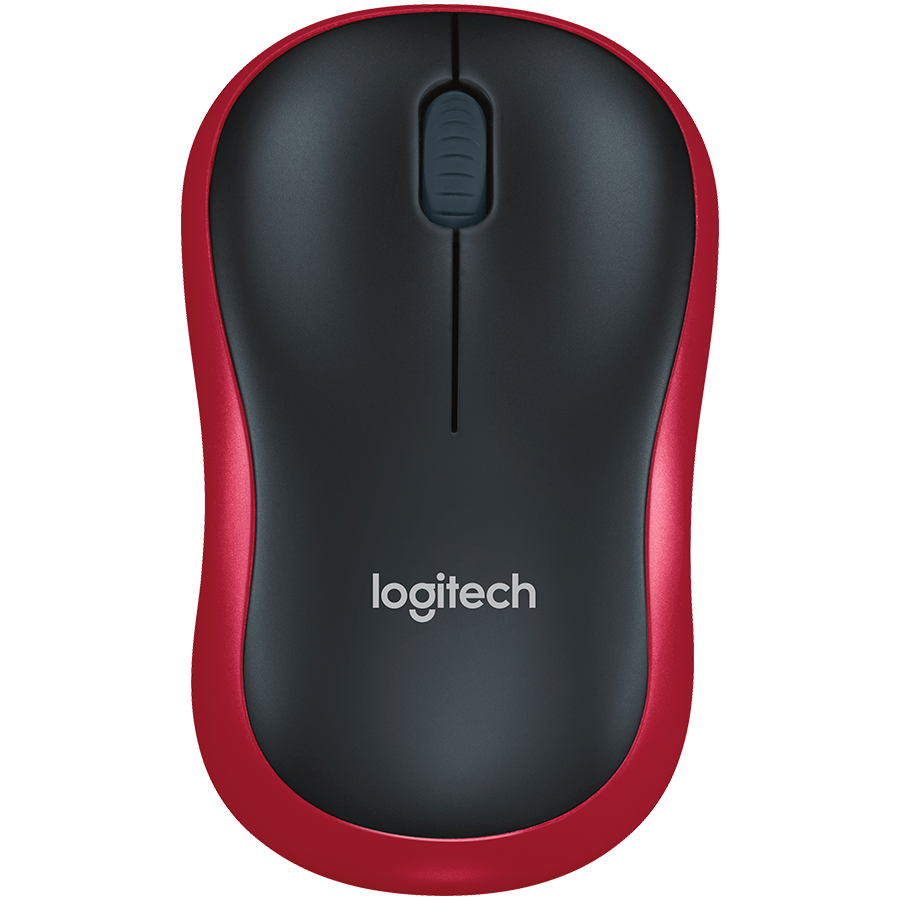[910-002240] Logitech M185 Wireless Mouse - Red (910-002240)