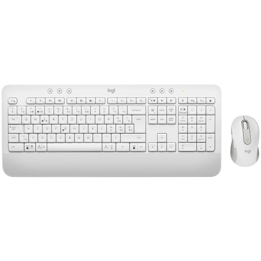 [920-011034] Logitech MK650 Signature Bluetooth Combo - Off White - Cze-sky