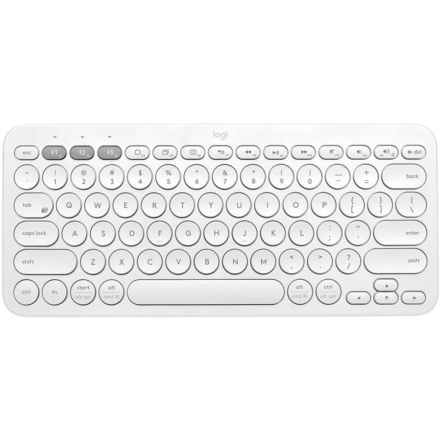 [920-010403] Logitech K380 for MAC Multi-Device Bluetooth Keyboard - Offwhite - Nordic