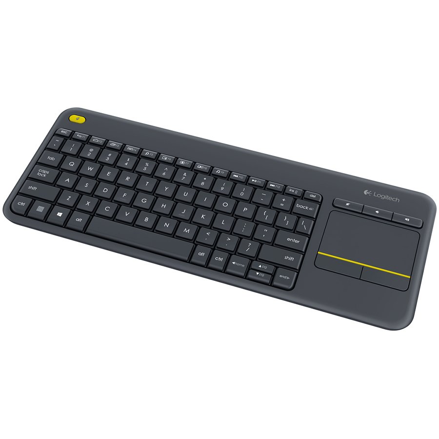 [920-007151] Logitech K400 Plus Wireless Touch Keyboard - Black - Cze-sky