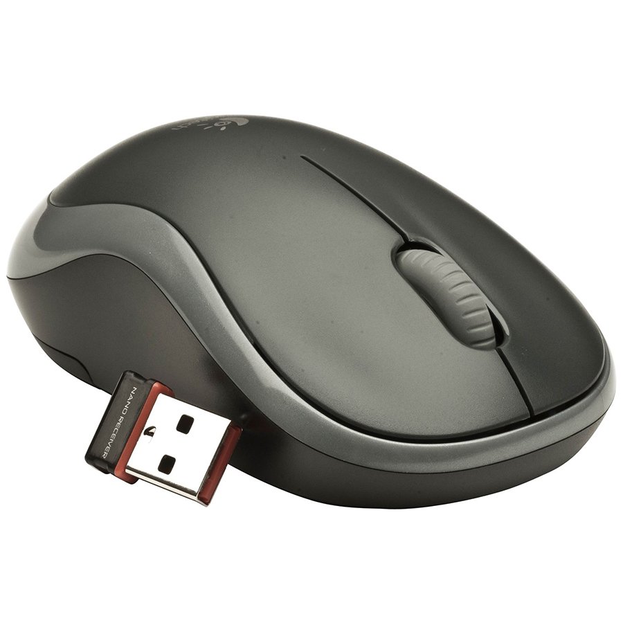 Logitech M185 Wireless Mouse - Swift Grey - Swift Gray