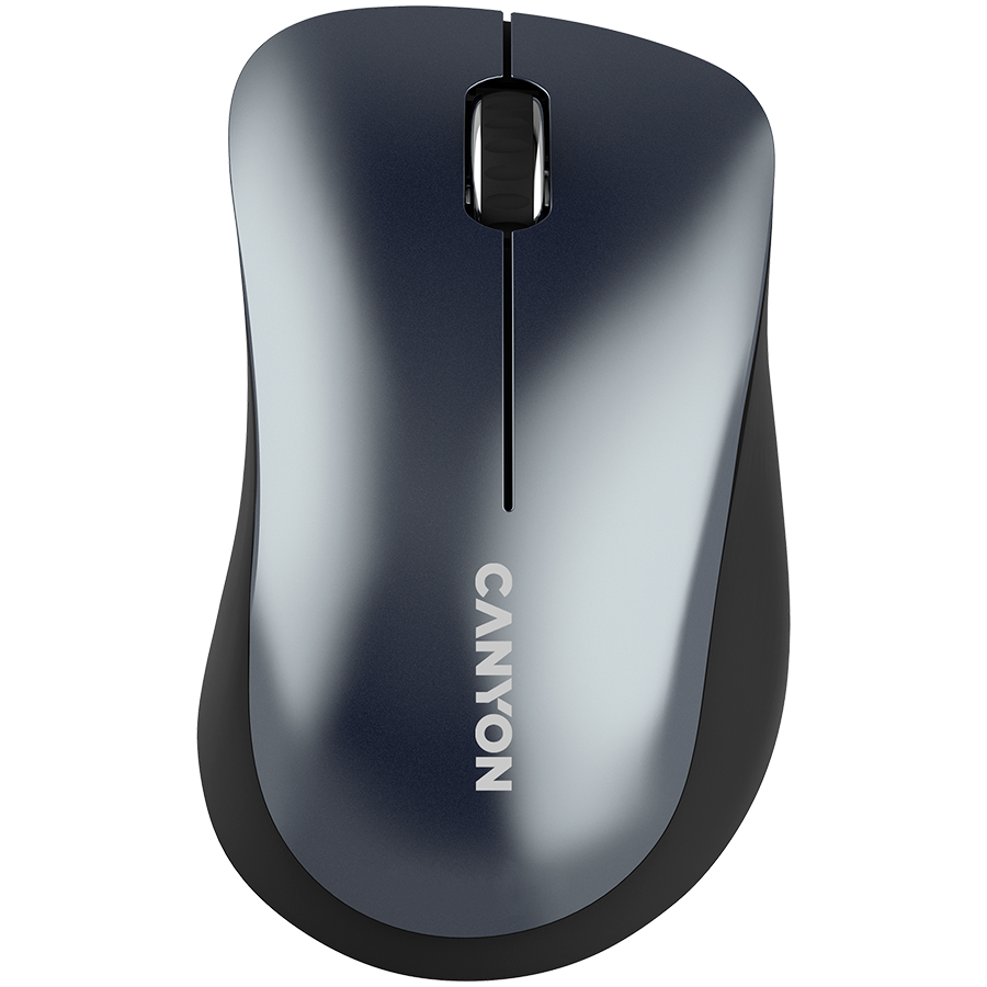 [CNE-CMSW11B] Canyon MW-11, 2.4 GHz Wireless mouse,with 3 buttons, DPI 1200, Battery:AAA*2pcs,Black