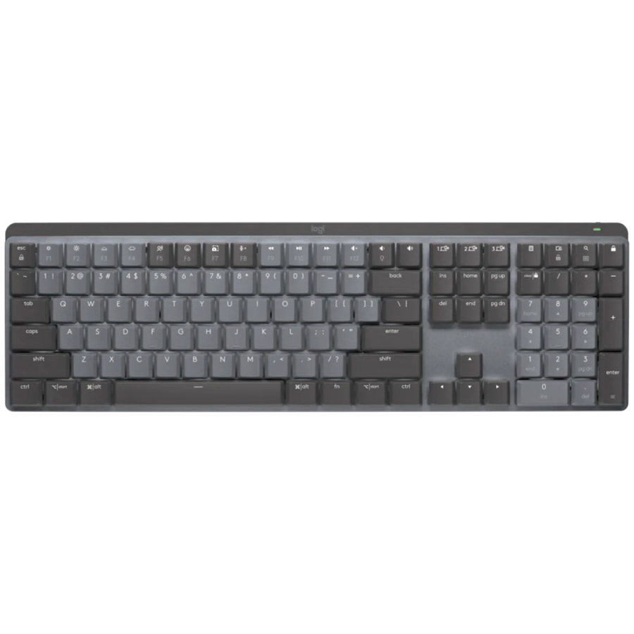 [920-010835] Logitech MX Mechanical Mini for MAC Bluetooth Illuminated Keyboard - Space Grey - Nordic - Tactile