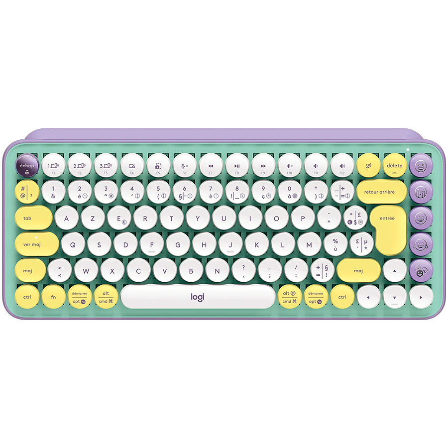 [920-010732] Logitech Pop Keys Bluetooth Mechanical Keyboard - DAYDREAM_MINT - Nordic