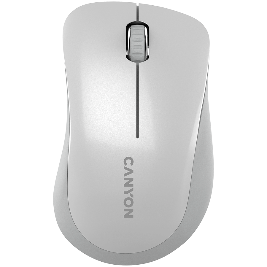 [CNE-CMSW11PW] Canyon MW-11 Wireless Mouse - Pearl White/Grey