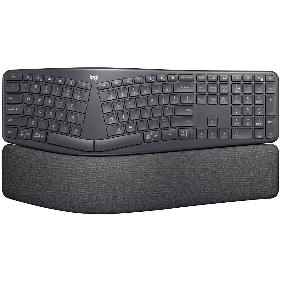 [920-009168] Logitech K860 Ergo Bluetooth keyboard - Graphite - Nordic