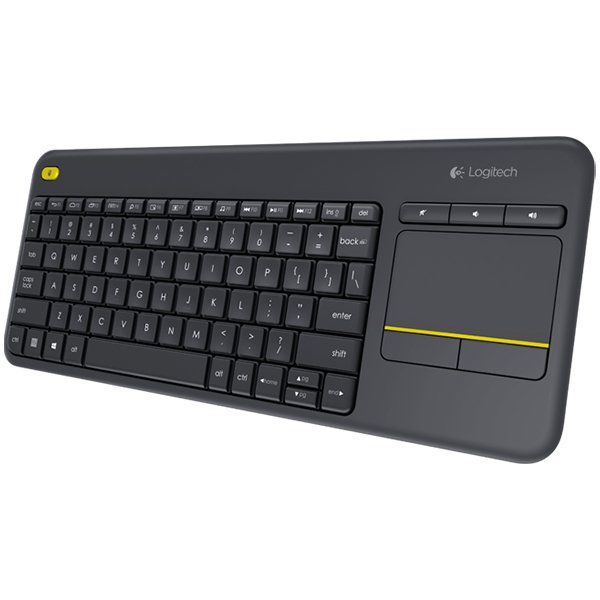 Logitech K400 Plus Wireless Touch Keyboard - Black - Hrv-slv-srb