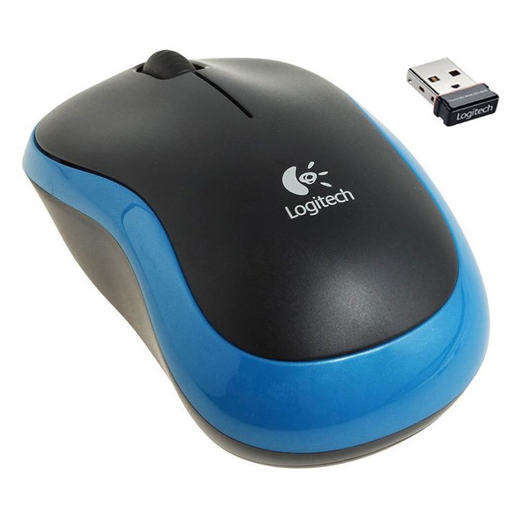 [910-002236] LOGITECH M185 Wireless Mouse - BLUE - EWR2