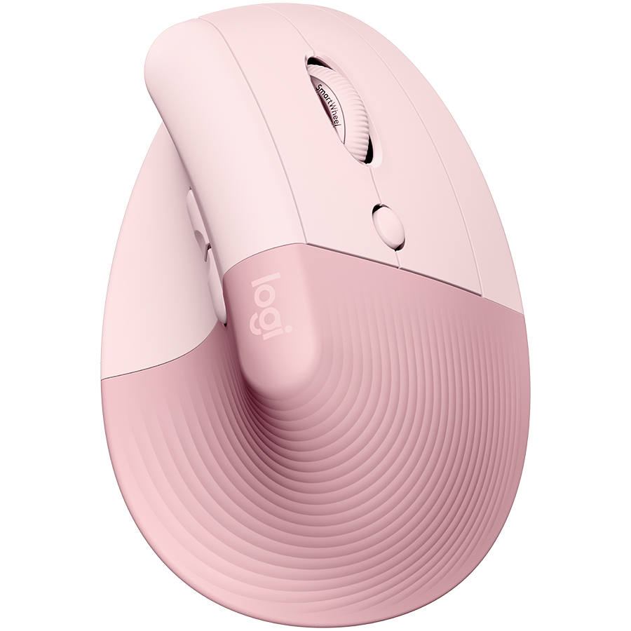 Logitech Lift Bluetooth Vertical Ergonomic Mouse - ROSE/DARK Rose
