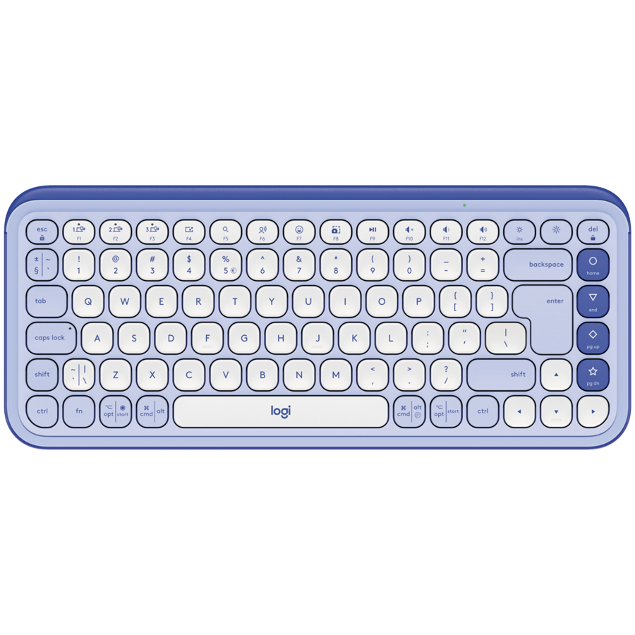 Logitech Pop Icon Keys - Lilac - Us Int'l - BT