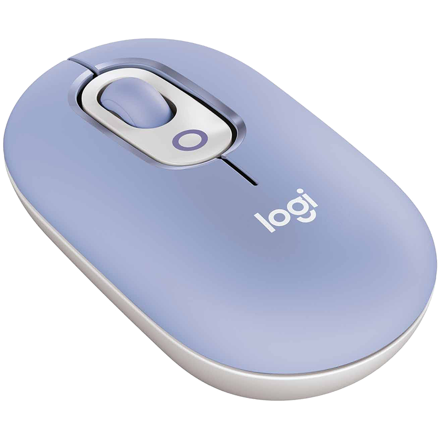 [910-007414] Logitech Pop Mouse with emoji - Lilac - BT