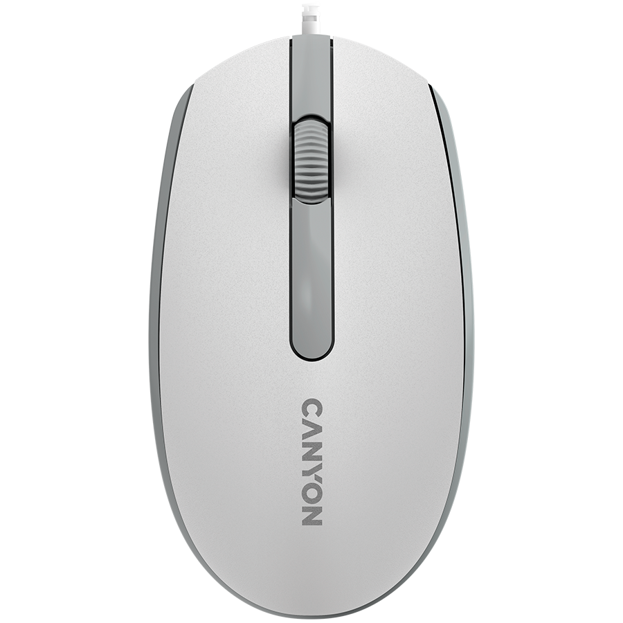 [CNE-CMS10WG] Canyon mouse M-10 Wired White Grey