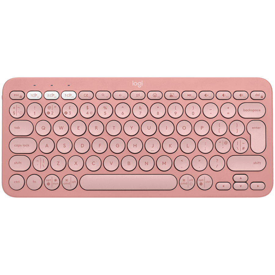 [920-011853] Logitech K380S Bluetooth Keyboard - Tonal Rose - US Int'l