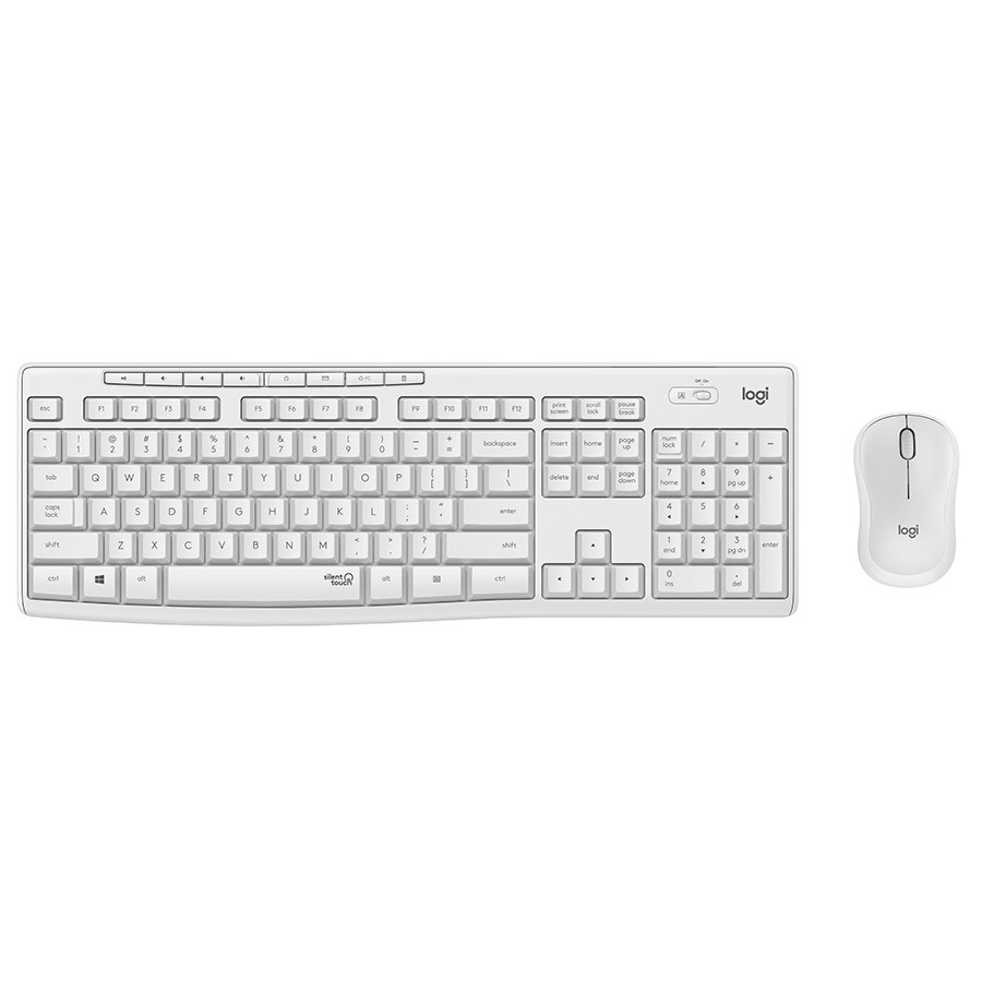 [920-009824] Logitech MK295 Silent Wireless Combo - Off-white - US Int'l