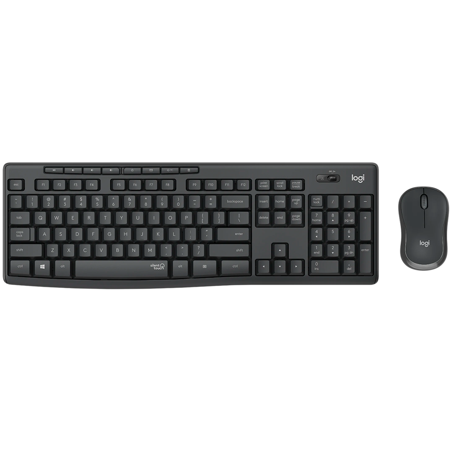 [920-009871] Logitech MK295 Silent Wireless Combo - Graphite - Greek