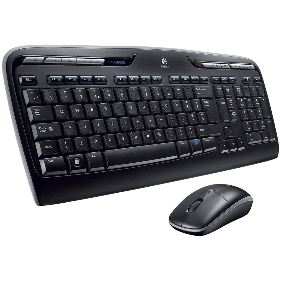 Logitech MK330 Wireless Combo - Black - Nordic