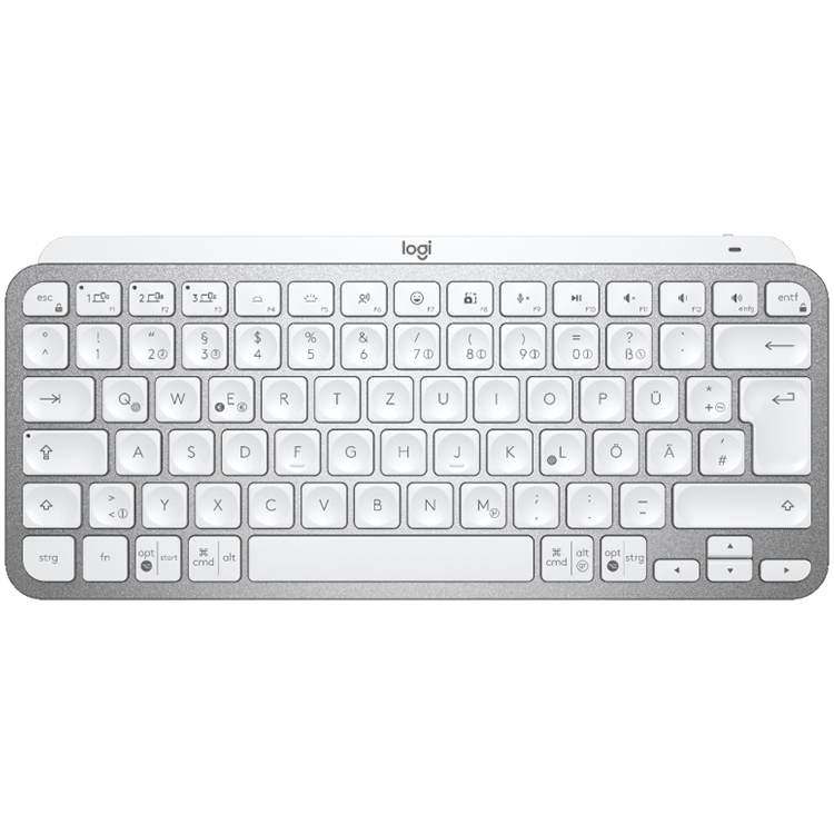 Logitech MX Keys Mini Bluetooth Illuminated Keyboard - Pale Grey - UK