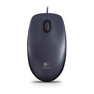 Logitech M90 Corded Mouse - Grey - USB