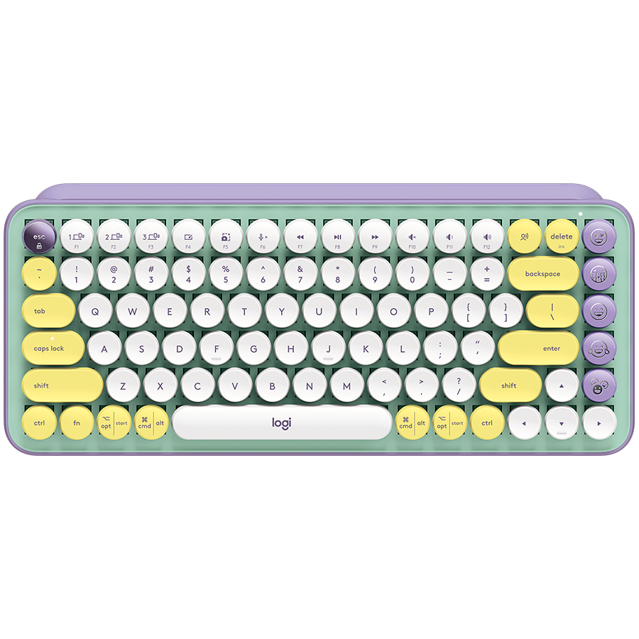 Logitech Pop Keys Bluetooth Mechanical Keyboard - Daydream Mint - Arabic