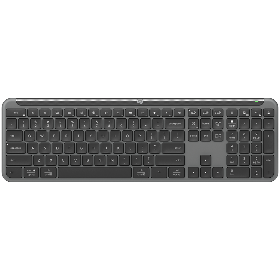 Logitech Signature Slim Wireless Keyboard K950 - Graphite - Us Int'l - 2.4GHZ/BT