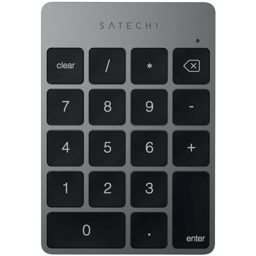 Satechi Aluminum Slim Rechargeable Bluetooth Keypad Space Gray
