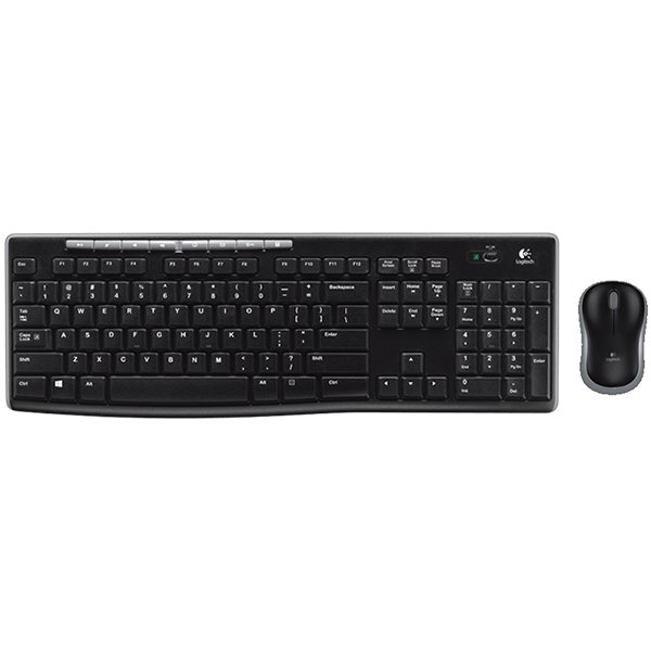 Logitech MK270 Wireless Combo - Black - Hrv-slv-srb