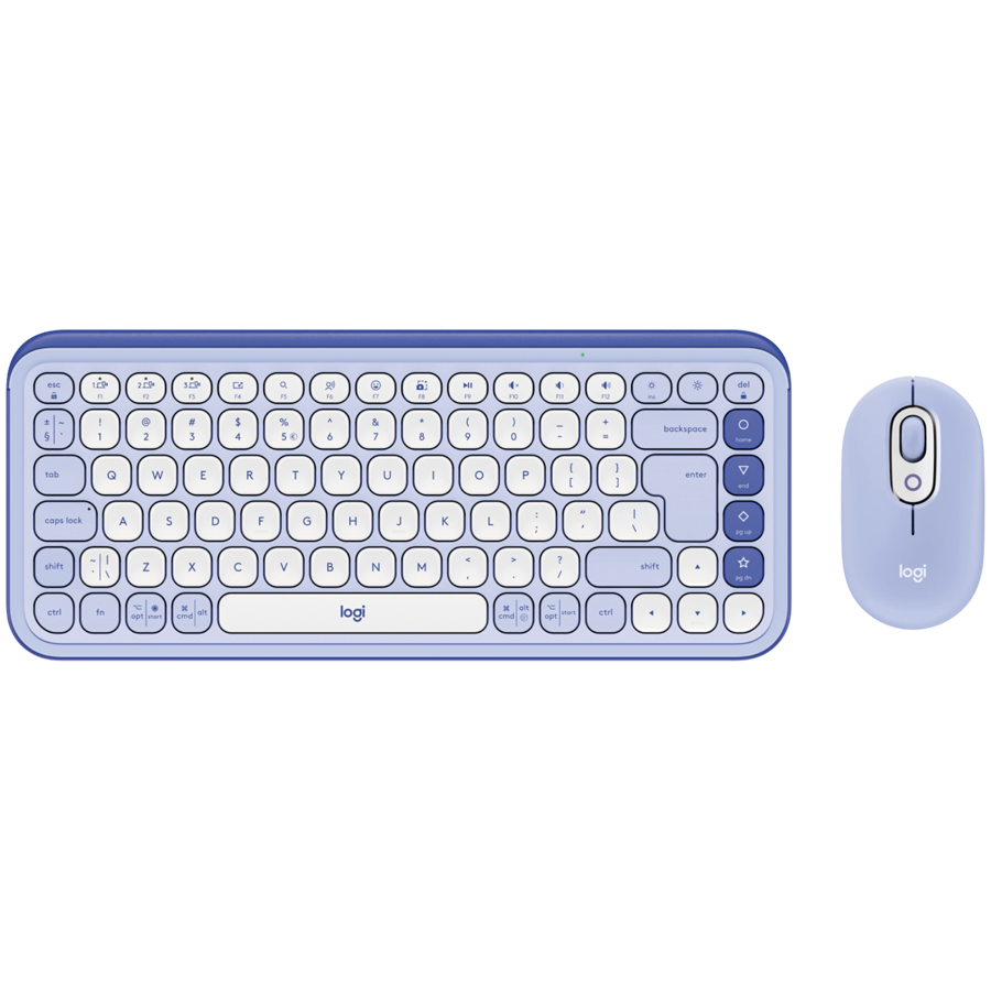 Logitech Pop Icon Combo - Lilac - Uk - BT - N/A
