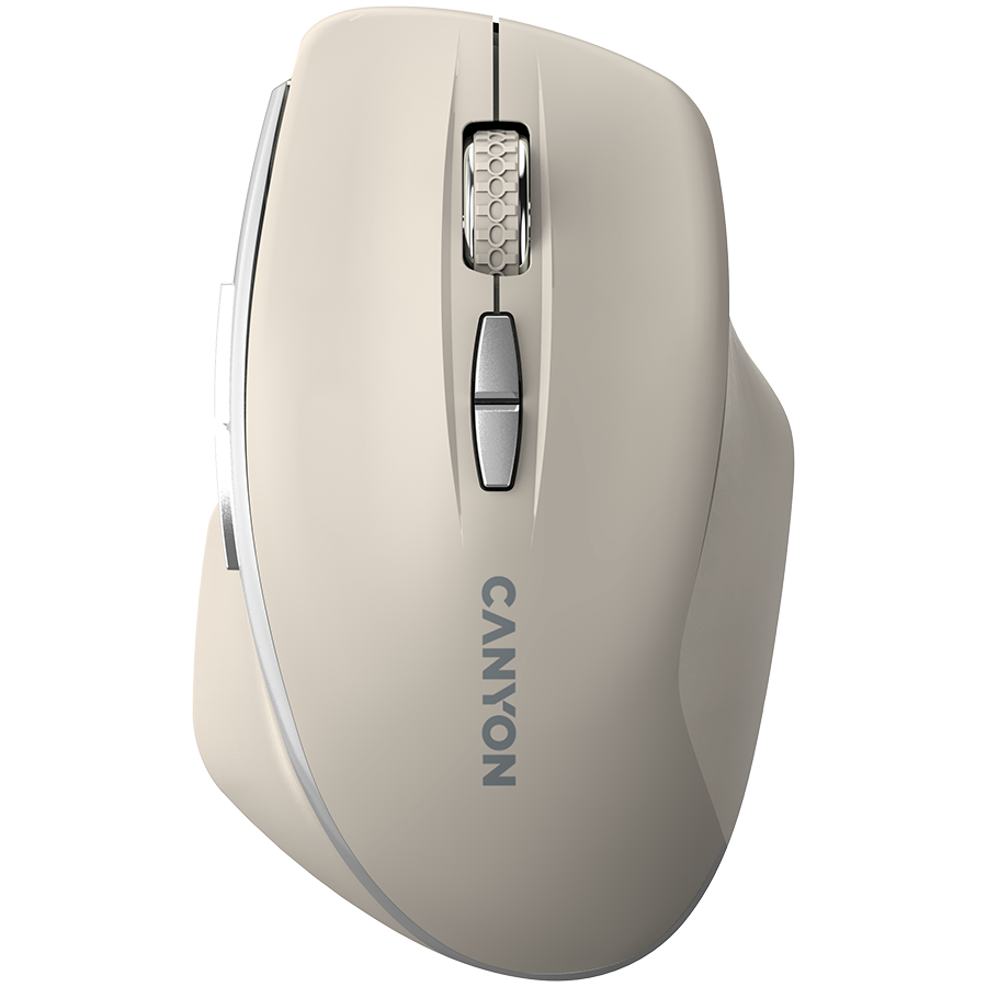 Canyon mouse MW-21 BlueLED 7buttons Wireless Cosmic Latte