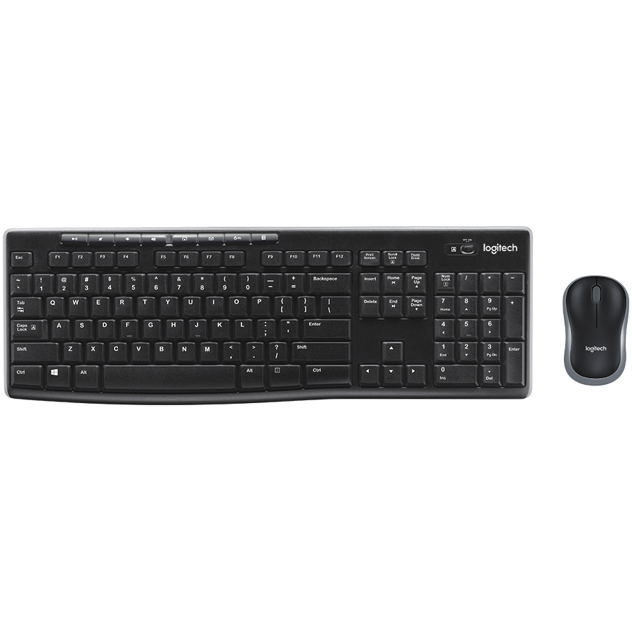 [920-004518] Logitech MK270 Wireless Combo - Black - Russian