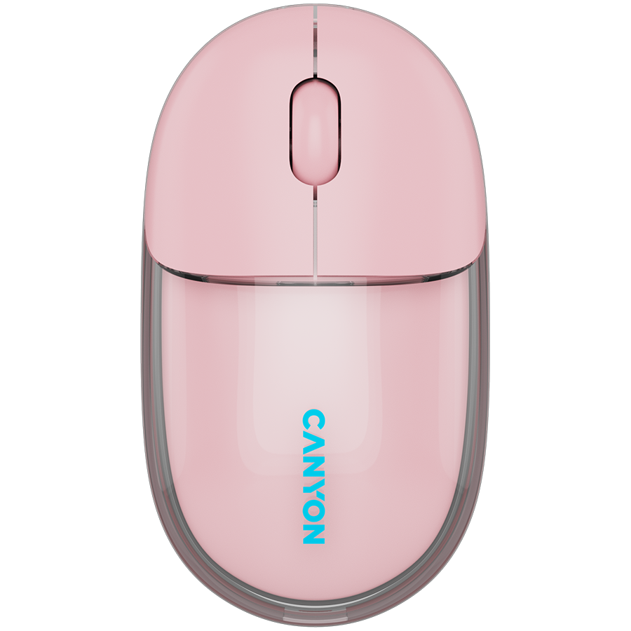 [CNS-CMSW24P] Canyon mouse OnClick 24 BT/ Wireless Transparent/Pink
