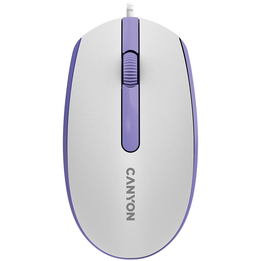 [CNE-CMS10WL] Canyon mouse M-10 Wired White Lavender
