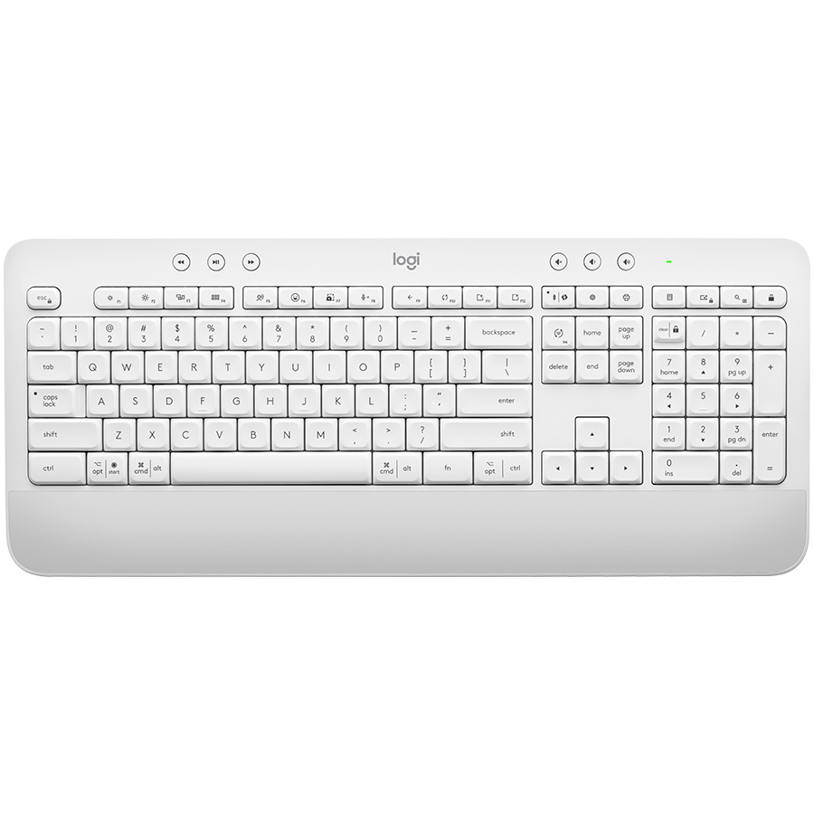 Logitech K650 Signature Bluetooth keyboard - Off White - Nordic
