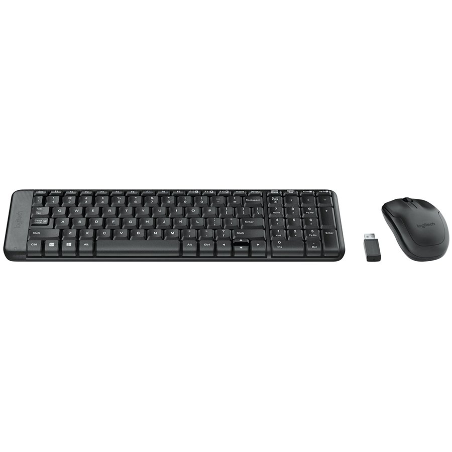 Logitech MK220 Wireless Combo - Black - Arabic