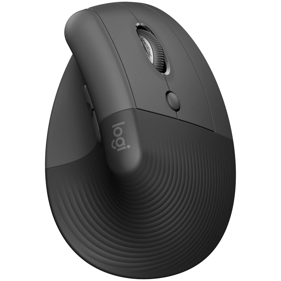 [910-006473] LOGITECH Lift Bluetooth Vertical Ergonomic Mouse - GRAPHITE/BLACK