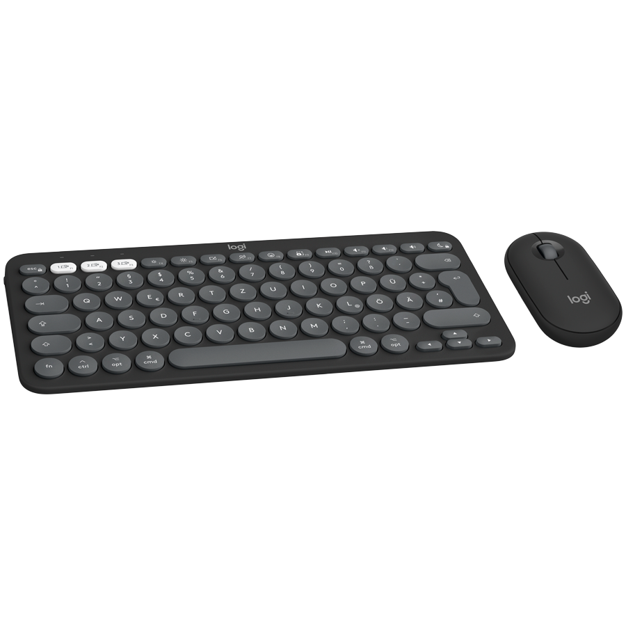 Logitech Pebble 2 for MAC Bluetooth Keyboard Combo - Tonal Graphite - US Int'l