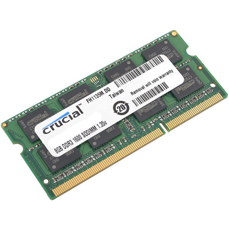 [CT102464BF160B] Crucial 8GB DDR3-1600 SODIMM CL11 (4Gbit)